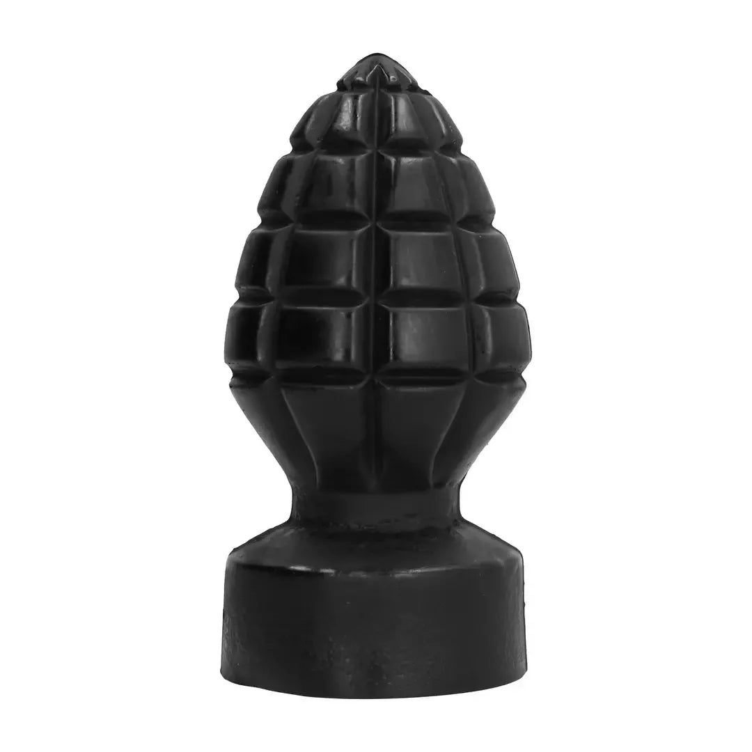 All Black Model 73 analinis kamštis 14 cm - granatos dizainas, juodas