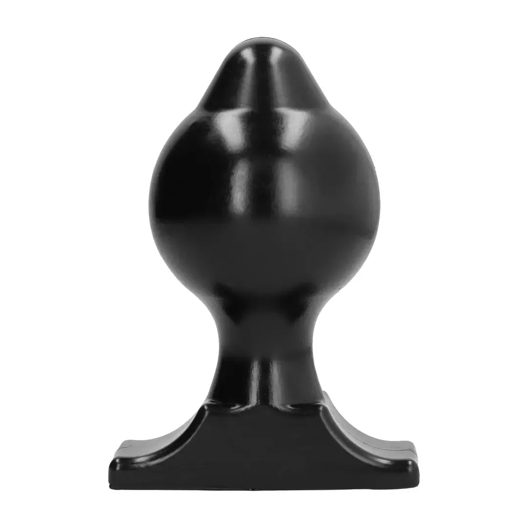 All Black Model 9018 silikoninis analinis kaištis 17,5 cm – Grooved Black Edition