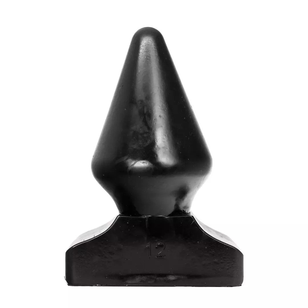 All Black Model 9926 Intimate Plug 23 cm – tekstūruota juoda versija
