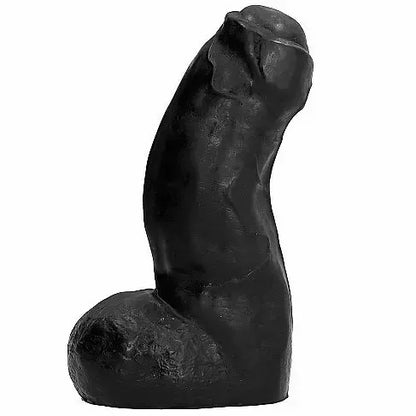 All Black Model AB43 Intiminis silikoninis modelis, juodas, 17 cm
