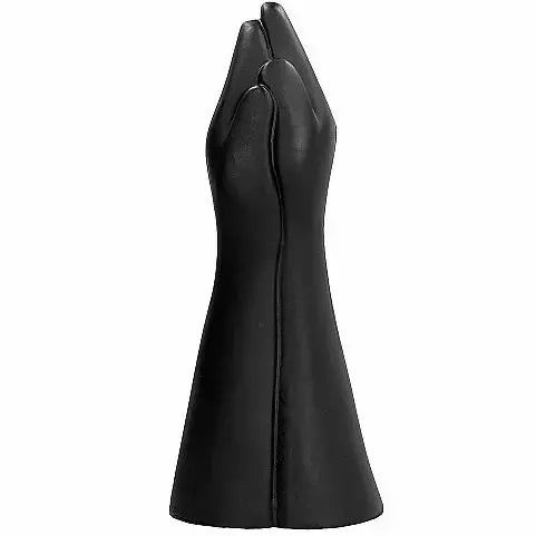 All Black modelio 208234 anatominė rankos formos PVC pagalbinė priemonė, 39 cm, juoda