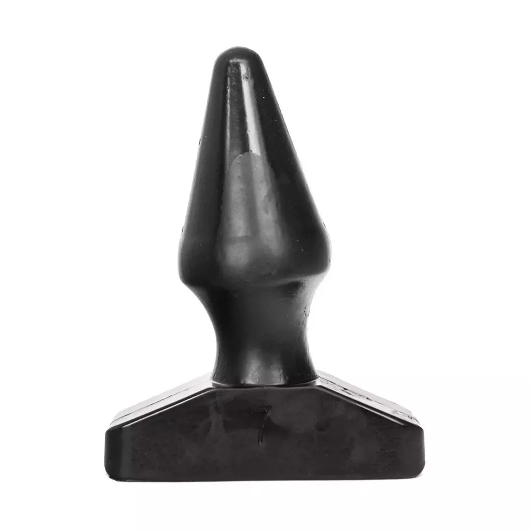 All Black Plug 16 cm – su grioveliais, juodas