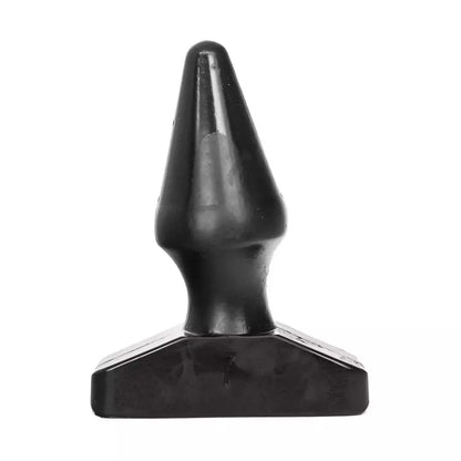 All Black Plug 16 cm – su grioveliais, juodas