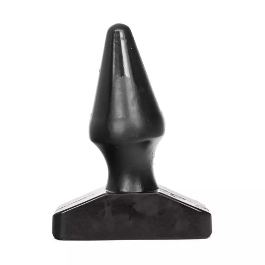 All Black Plug 16 cm – su grioveliais, juodas