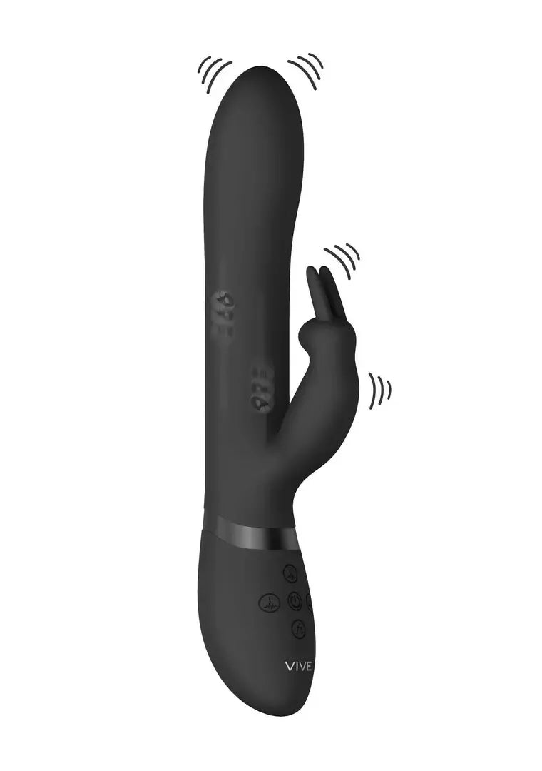 Amoris Stimulating Beads Black – 3 varikliukų silikoninė intymi sistema