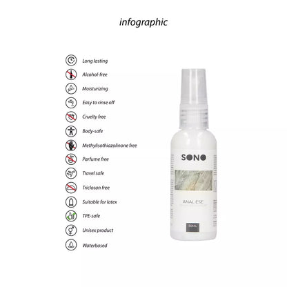 Anal Ese Comfort Glide Numbing Cream 50 ml – raminamoji intymi formulė