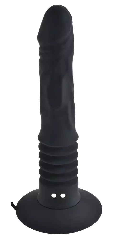 Anal Fantasy AFE Power Motion Intimate Machine silikoninis analinis vibratorius, juodas, 21 cm