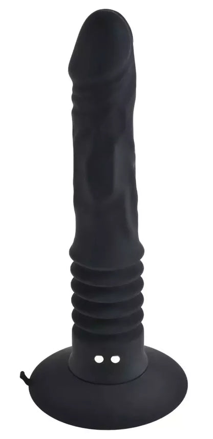 Anal Fantasy AFE Power Motion Intimate Machine silikoninis analinis vibratorius, juodas, 21 cm
