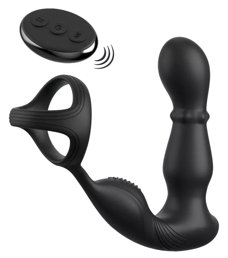Anal Fantasy Elite Slide & Glide Intimoji silikoninė sistema, juoda, 19 cm