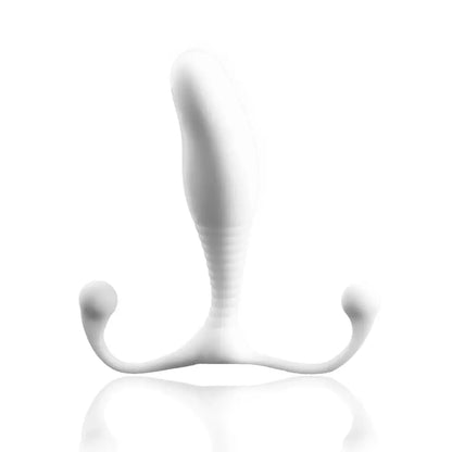 Aneros MGX Trident prostatos masažuoklis su daugiaašiu judėjimu, baltas 10,2 cm