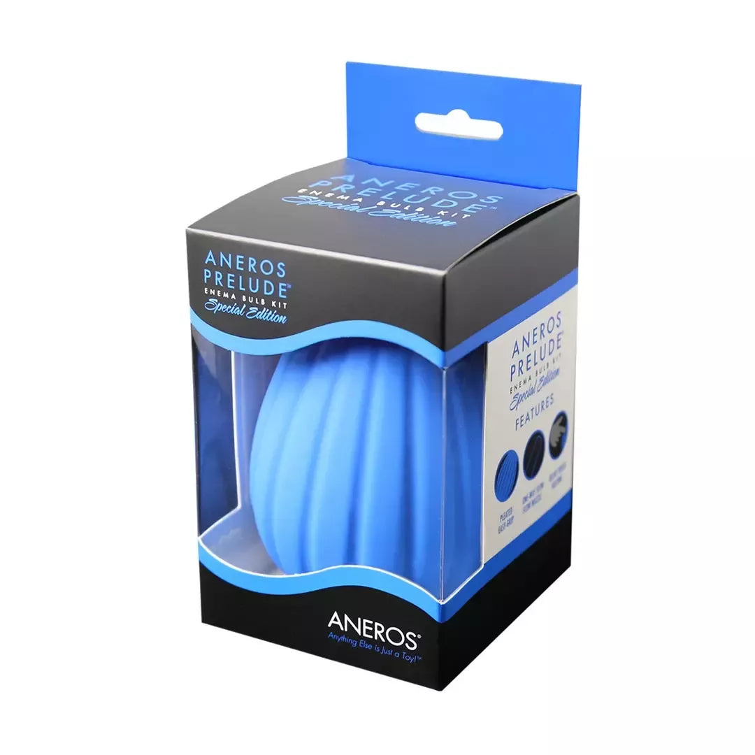 Aneros Prelude intymios higienos sistema, mėlyna, silikoninė, 160 ml