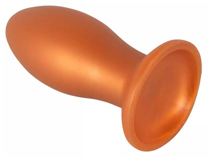 ANOS Soft XL kūgio formos analinis kaištis su siurbtuku, 16 cm, juodas