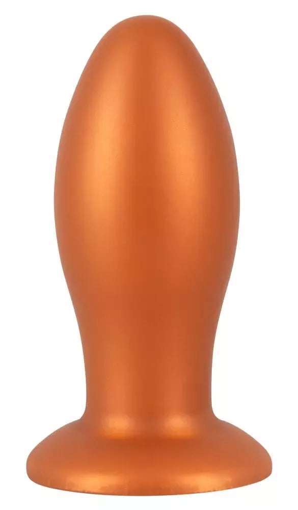 ANOS Soft XL kūgio formos analinis kaištis su siurbtuku, 16 cm, juodas