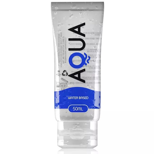 AQUA Quality vandens pagrindo lubrikantas 50 ml – neutrali, žaislams saugi formulė