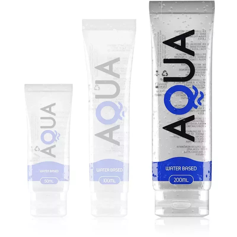 AQUA Quality vandens pagrindu sukurtas lubrikantas 200ml – skaidri, bekvapė formulė