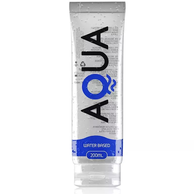 AQUA Quality vandens pagrindu sukurtas lubrikantas 200ml – skaidri, bekvapė formulė