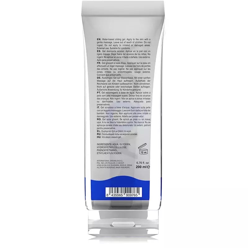 AQUA Quality vandens pagrindu sukurtas lubrikantas 200ml – skaidri, bekvapė formulė