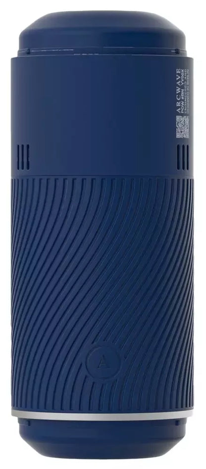 Arcwave Pow Blue intymus prietaisas su siurbimo kontrole, 18 cm, silikoninis