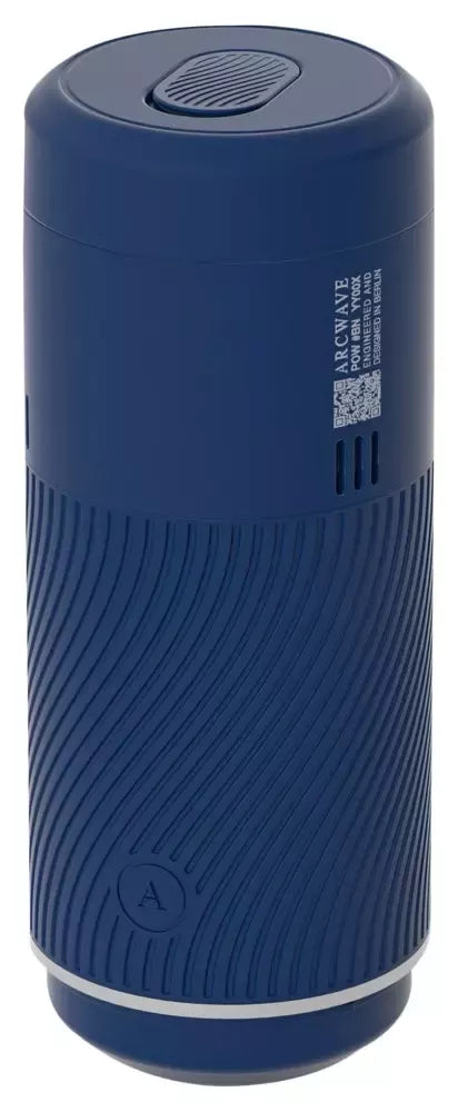 Arcwave Pow Blue intymus prietaisas su siurbimo kontrole, 18 cm, silikoninis