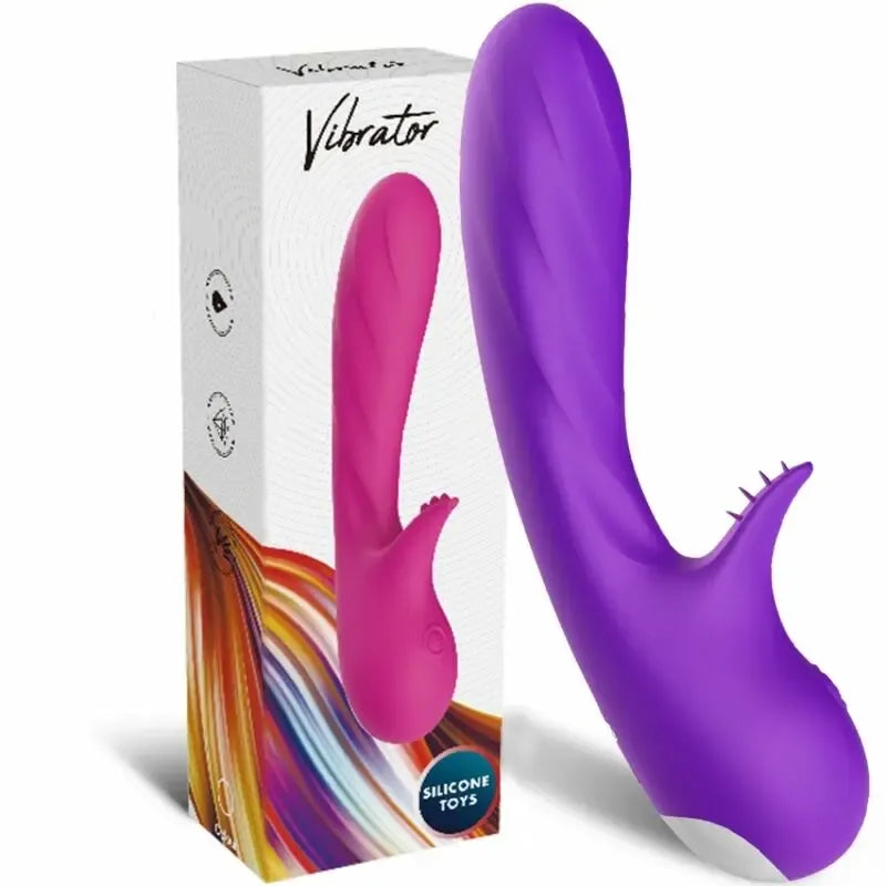 ARMONY Romance vibratorius su stimuliatoriumi, violetinis, 9 režimai, atsparus vandeniui