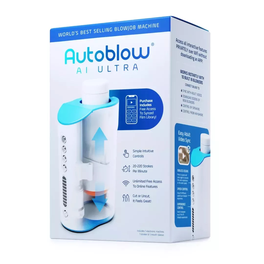 Autoblow AI Ultra Intimate Technology Machine – EU kištukas, išmanioji vaizdo sinchronizacija