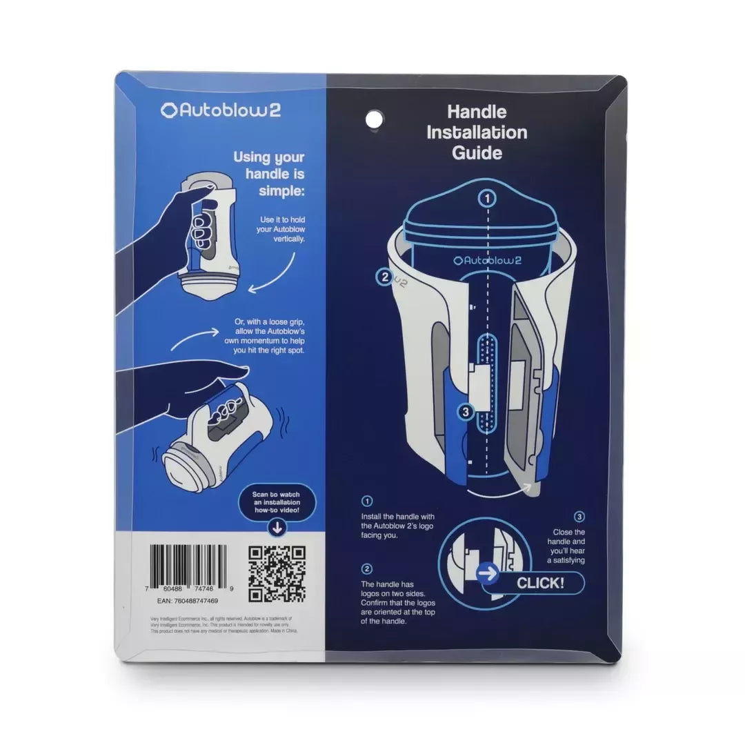 Autoblow Easy-Grip rankena – ergonomiškas ABS priedas Autoblow 2 modeliams