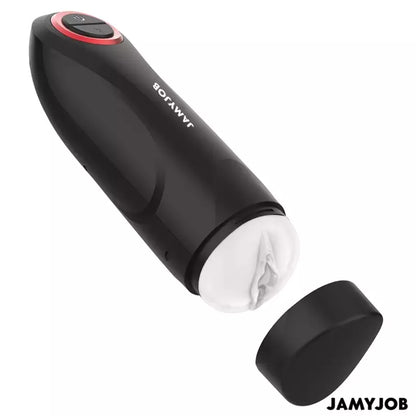 Automatinis intymus prietaisas Jamyjob Gravity, 5 režimai, USB, juodas-raudonas