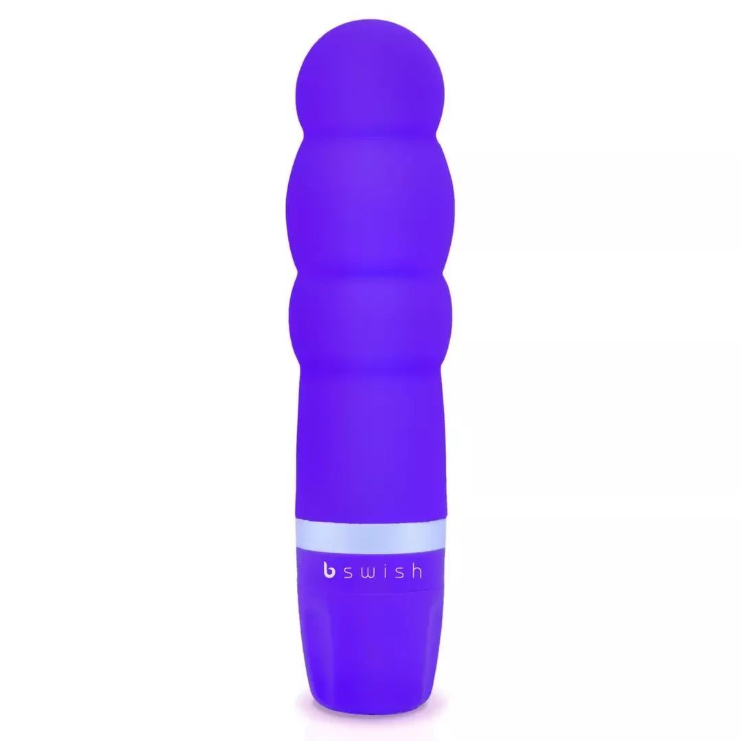 B Swish Bcute Classic intymus masažuoklis Pearl Purple 10cm neperšlampamas