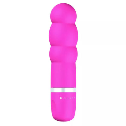 B Swish Bcute Classic Pearl Guava – kompaktiškas silikoninis masažuoklis, 10 cm, atsparus vandeniui