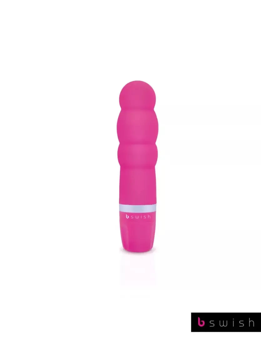 B Swish Bcute Classic Pearl Rose kompaktiškas vandeniui atsparus masažuoklis, 10 cm