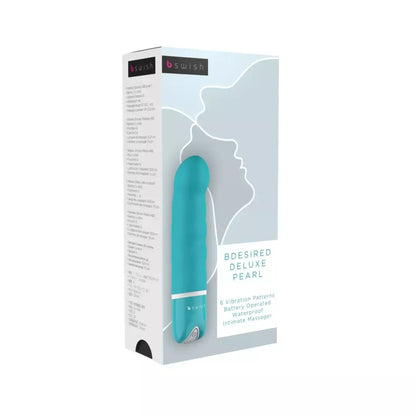 B Swish bdesired Deluxe Pearl Jade – 6 funkcijų silikoninis masažuoklis