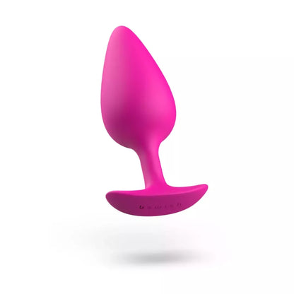 B Swish bfilled Basic Plus silikoninis analinis kamštis, magentos spalvos, 10 cm