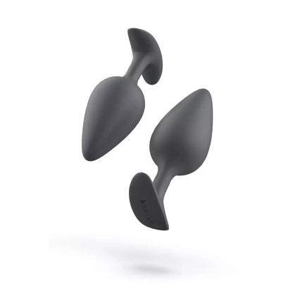 B Swish bfilled Basic Plus Slate – silikoninis svarelį turintis kištukas, 10 cm