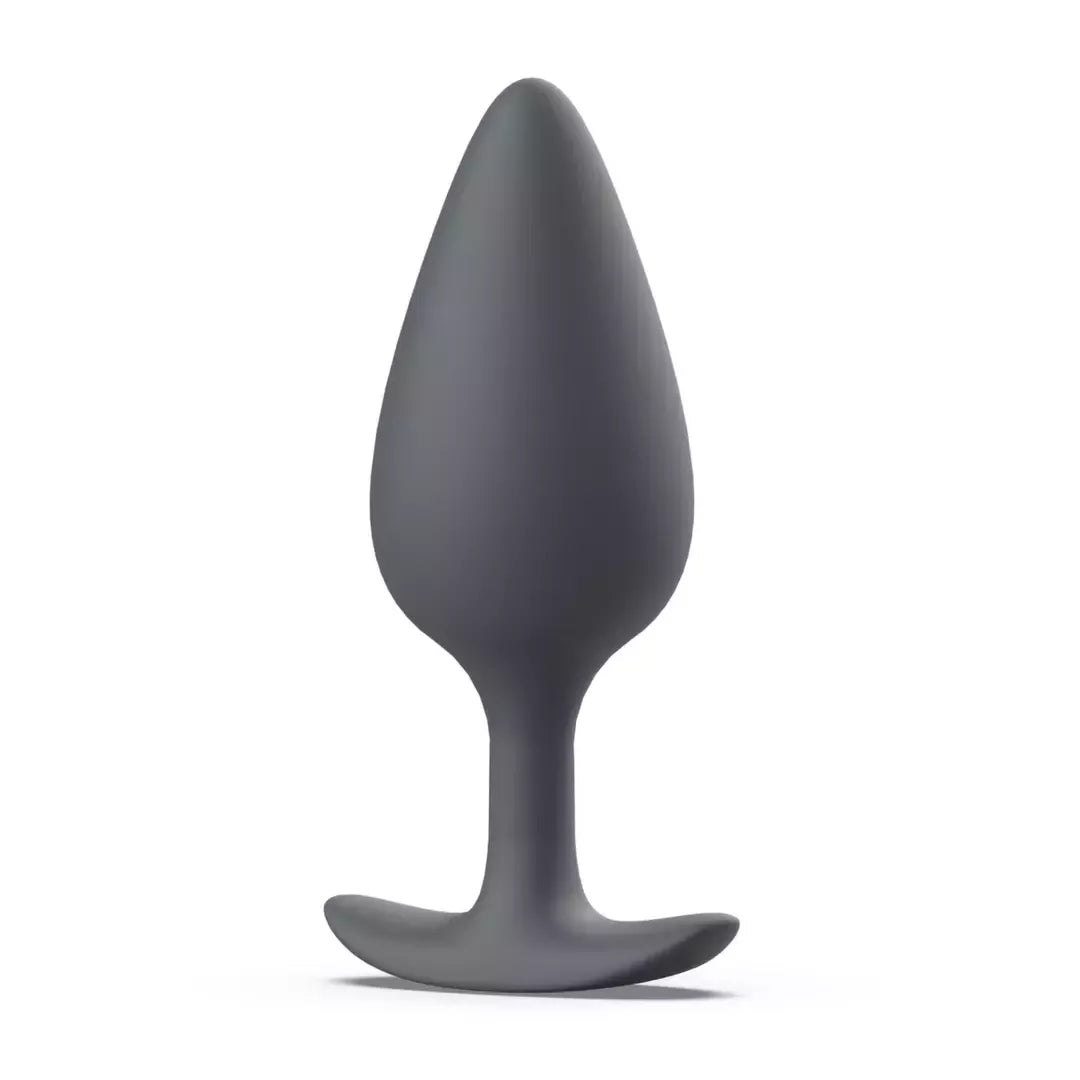 B Swish bfilled Basic Plus Slate – silikoninis svarelį turintis kištukas, 10 cm