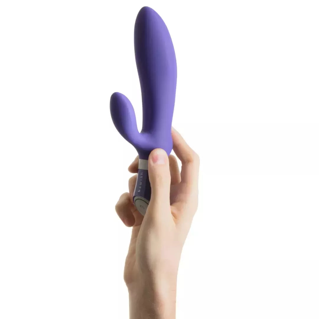 B Swish Bfilled Deluxe Twilight dviejų variklių silikoninis intymus prietaisas 21 cm