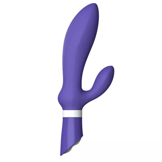B Swish Bfilled Deluxe Twilight dviejų variklių silikoninis intymus prietaisas 21 cm