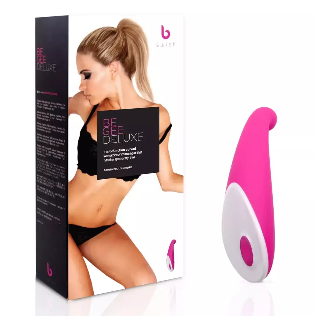 B Swish bgee Deluxe Cranberry – vandeniui atsparus daugiafunkcis masažuoklis