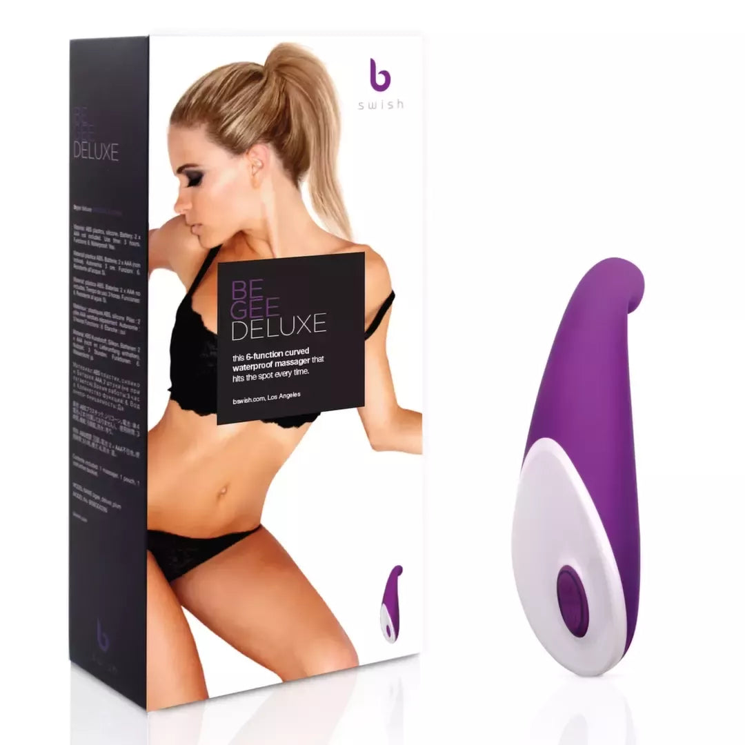 B Swish bgee Deluxe Plum – Vandeniui atsparus daugiafunkcis intymus masažuoklis
