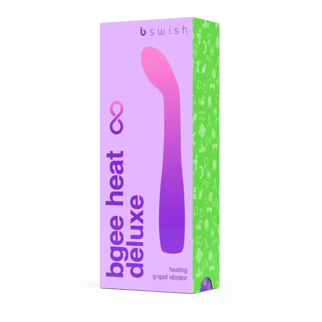 B Swish Bgee Heat Infinite Deluxe šildantis silikoninis modelis, 18 cm
