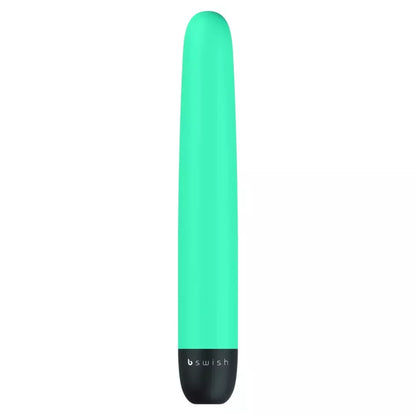 B Swish Bgood Classic Intimate Massager Jade 17,8 cm vandeniui atsparus mėlynas
