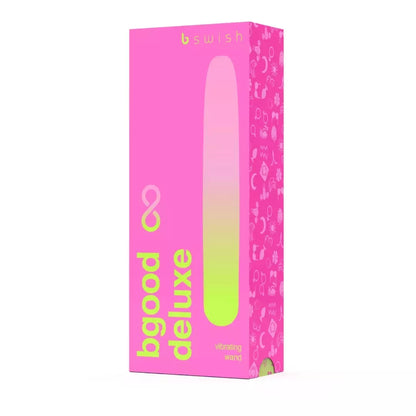 B Swish Bgood Infinite Deluxe silikoninis vandeniui atsparus įkraunamas 18 cm vibromasažuoklis, violetinis