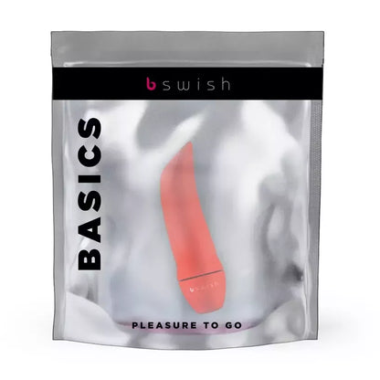 B Swish Bmine Basic Curve Dreamsicle kompaktiškas 5 funkcijų vibratorius 7,6 cm