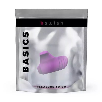 B Swish bteased Basic Orchid – kompaktiškas 5 režimų silikoninis asmeninis masažuoklis