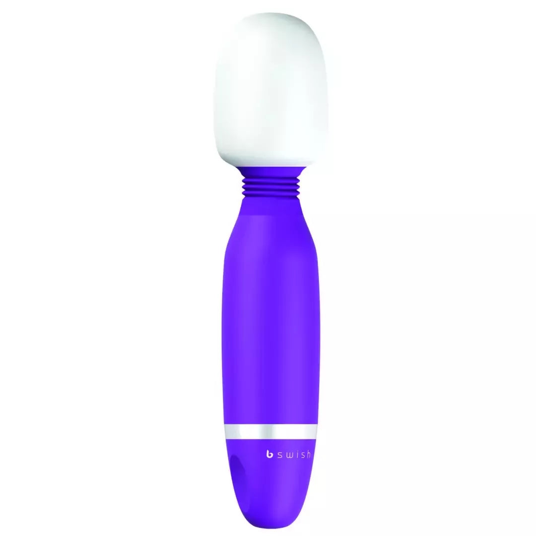 B Swish Bthrilled Classic lazdelės tipo vibratorius, violetinis, 20cm – 5 režimai