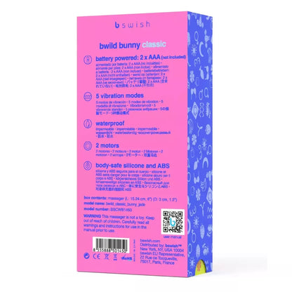 B Swish Bwild Classic Bunny Jade - silikoninis dviejų variklių intymus prietaisas