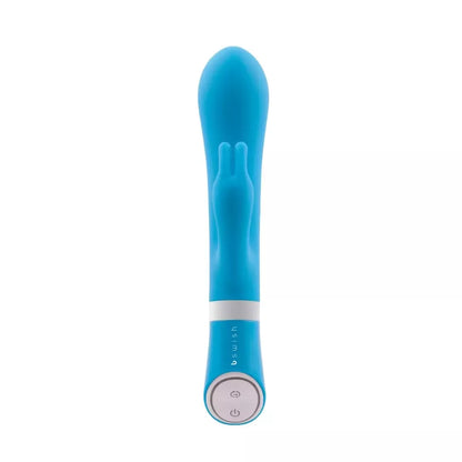 B Swish Bwild Deluxe Bunny Blue Lagoon dviejų variklių silikoninis masažuoklis