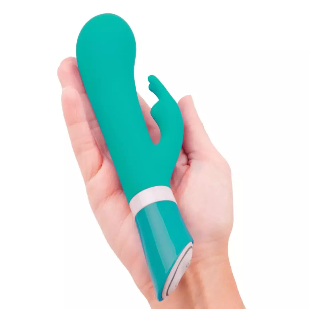 B Swish Bwild Deluxe Bunny Jade – dviejų variklių silikoninis intymus masažuoklis