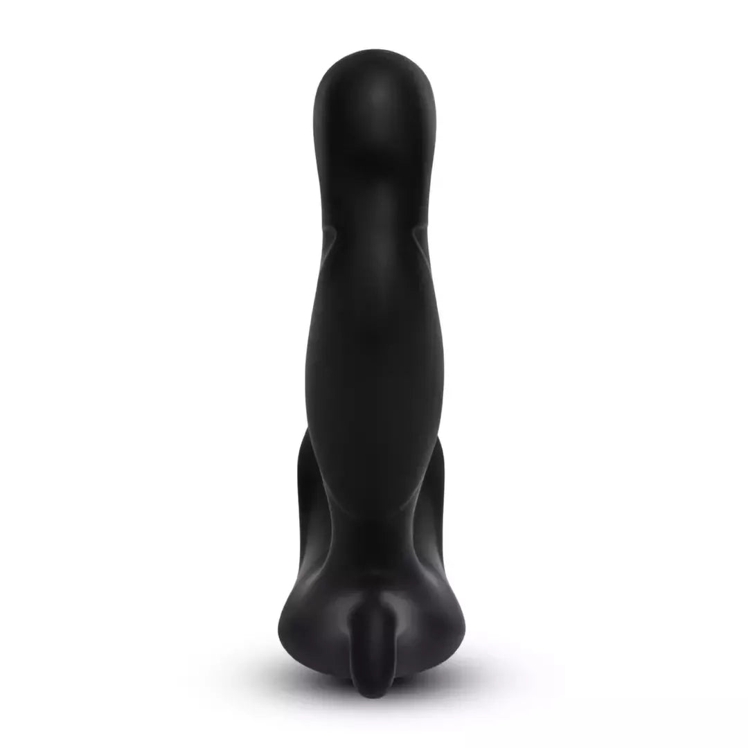 B-Vibe 360 Plug Intimate System su nuotolinio valdymo pulteliu, besisukantis ir vibruojantis, juodas