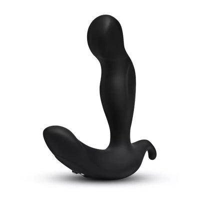 B-Vibe 360 Plug Intimate System su nuotolinio valdymo pulteliu, besisukantis ir vibruojantis, juodas