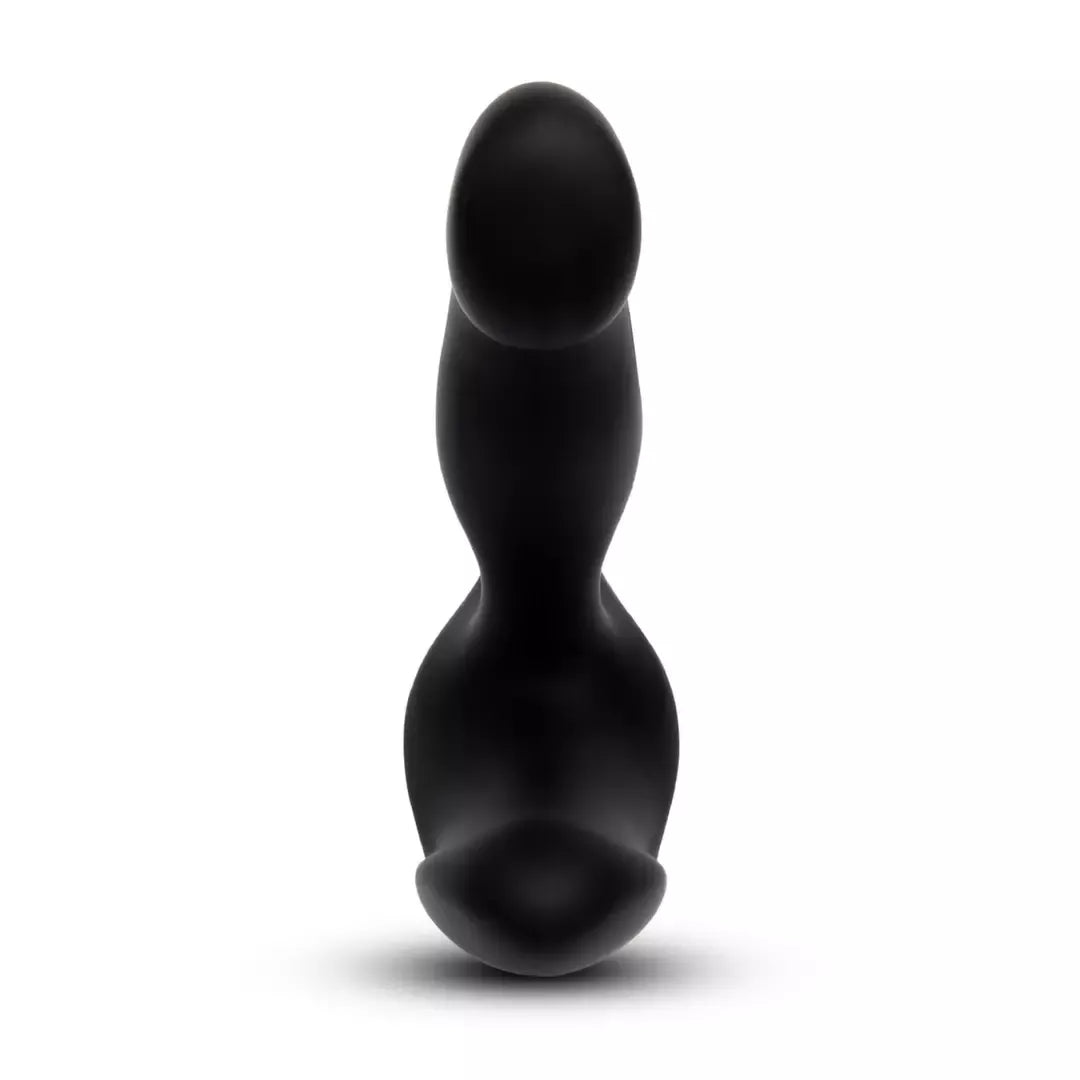 B-Vibe 360 Plug Intimate System su nuotolinio valdymo pulteliu, besisukantis ir vibruojantis, juodas